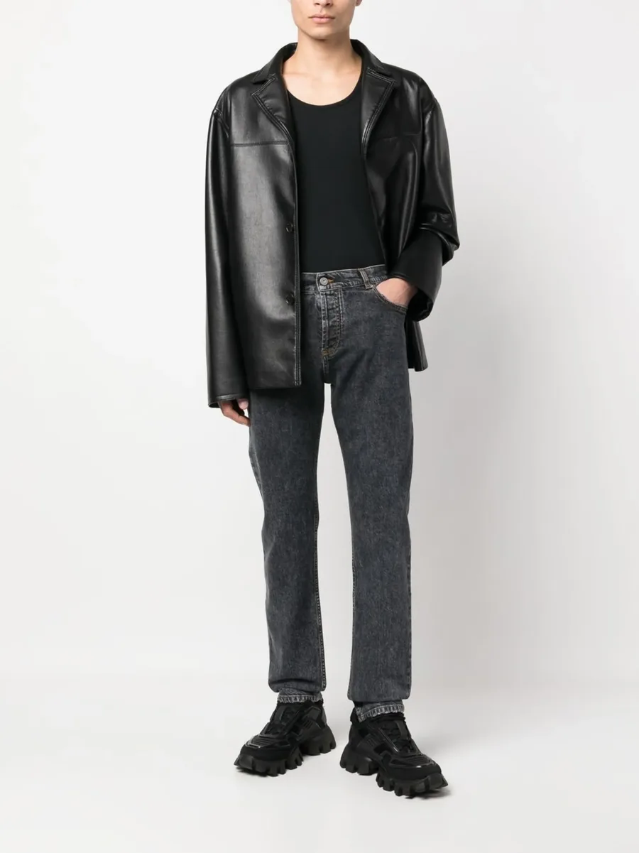 regular-leg mid-rise jeans 3