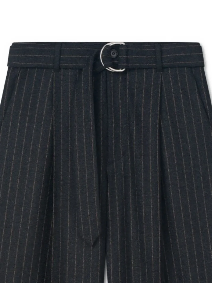 Colten belt pinstripe trousers 3