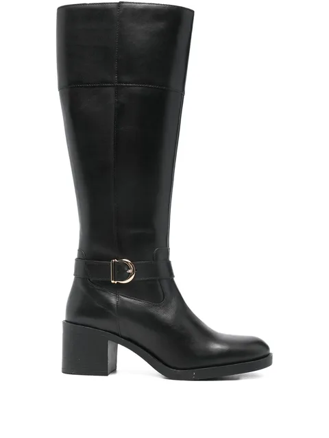strap-detail boots