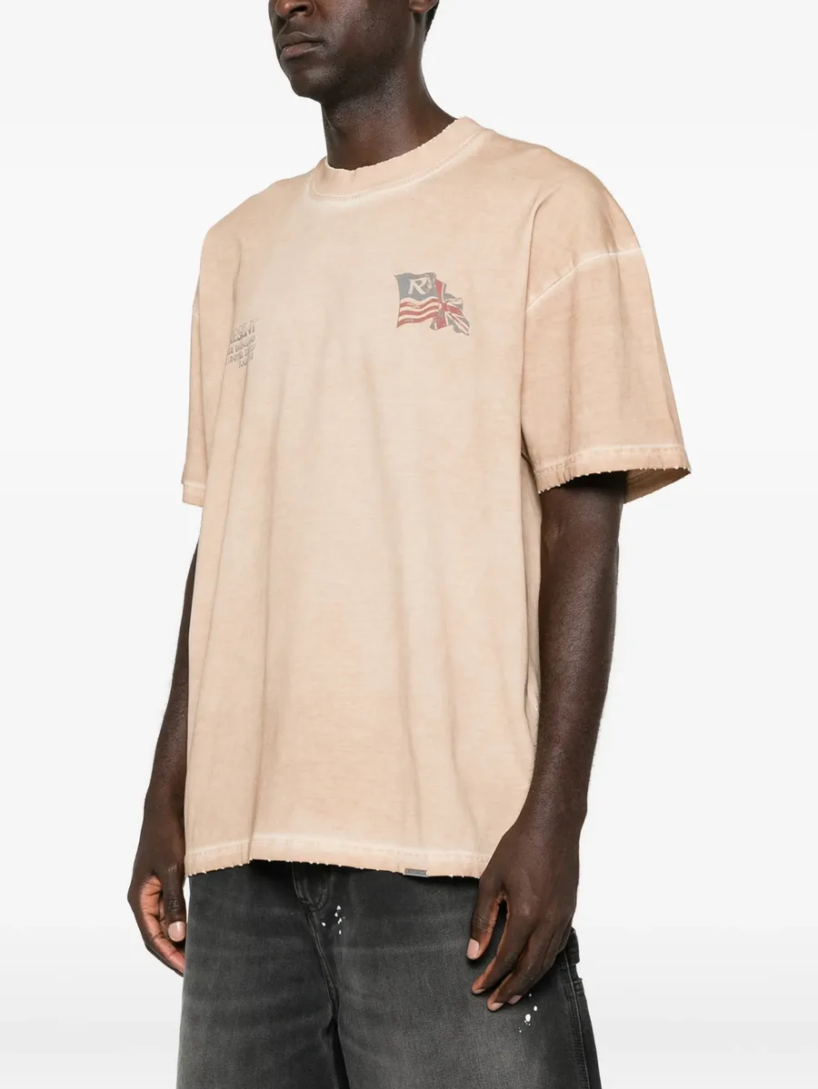 graphic-print distressed T-shirt 3