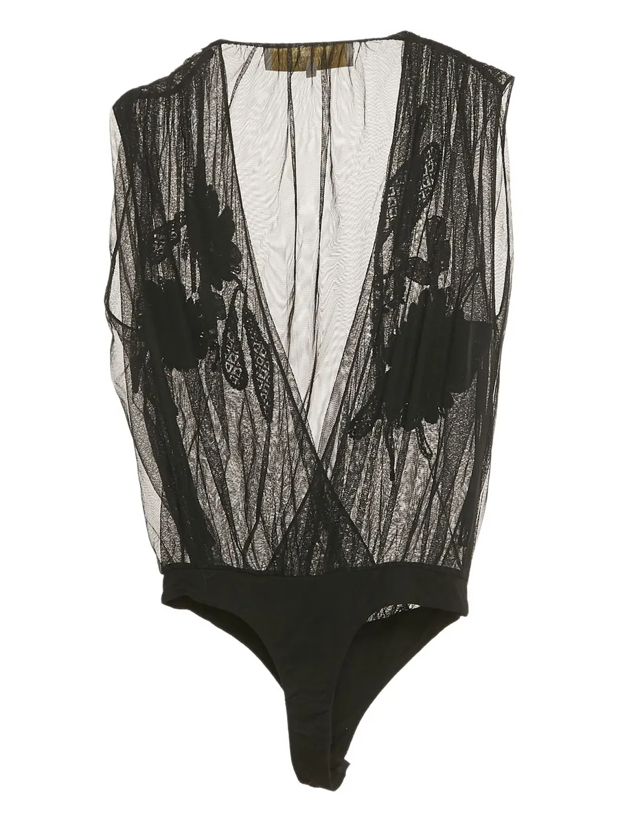 floral-embellished bodysuit 3