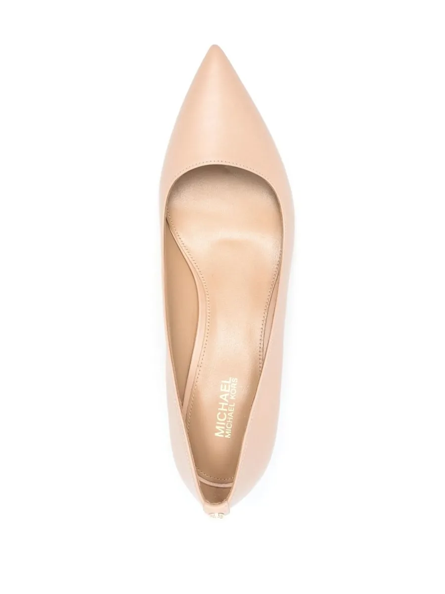 logo-plaque 50mm leather pumps 8