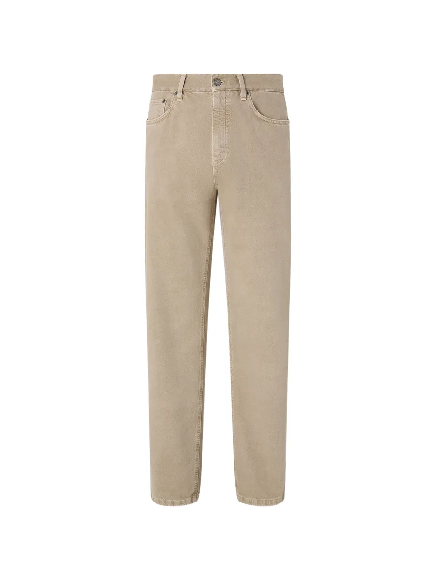 light taupe cotton Roccia pants 1