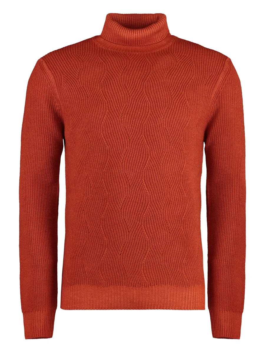 ribbed turtleneck sweater 1
