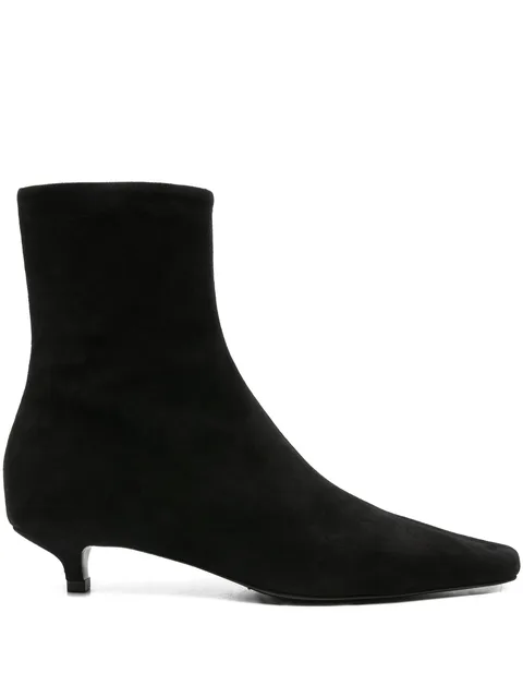 pointed-toe ankle boots