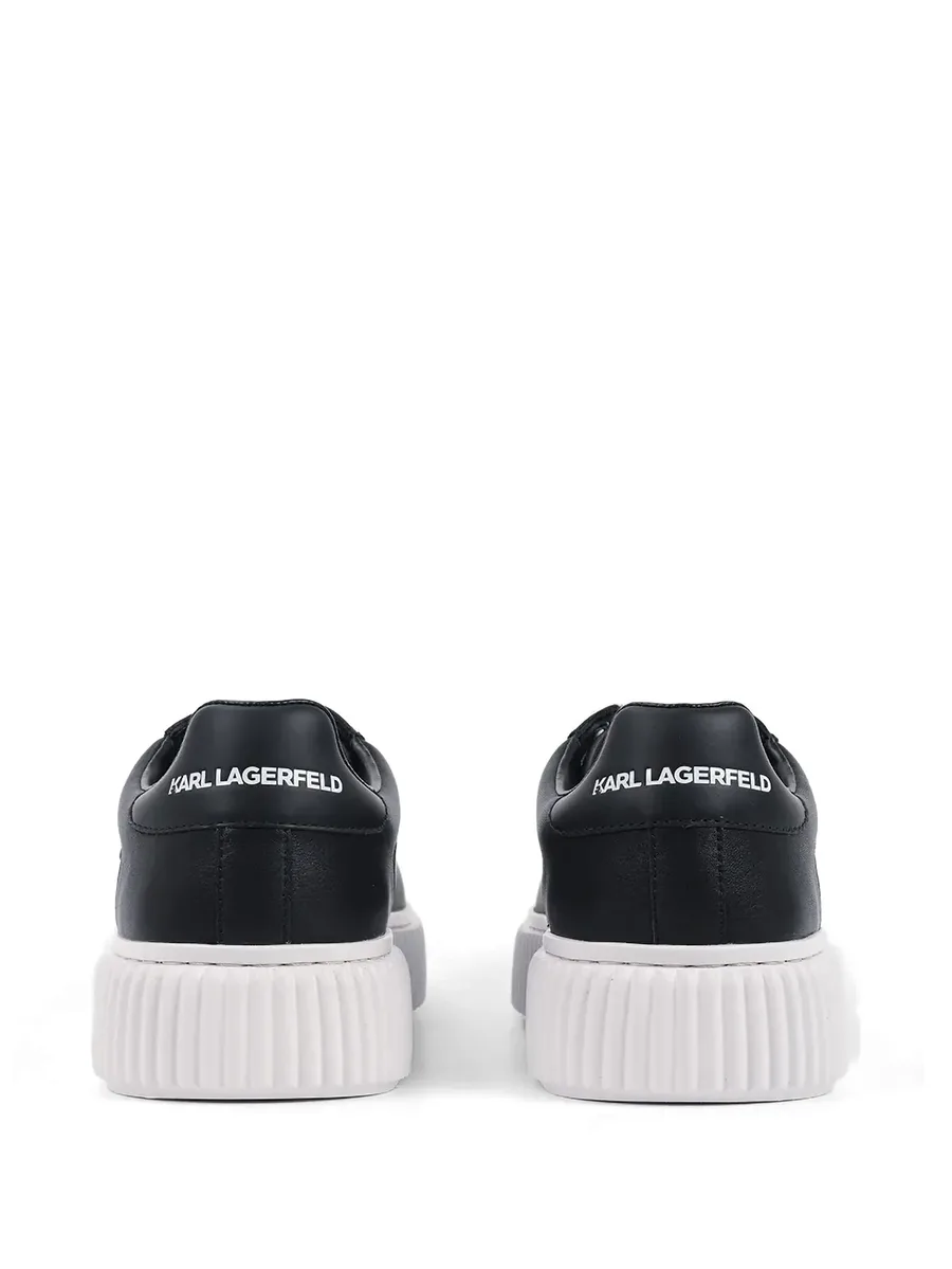 embossed platform sneakers 6