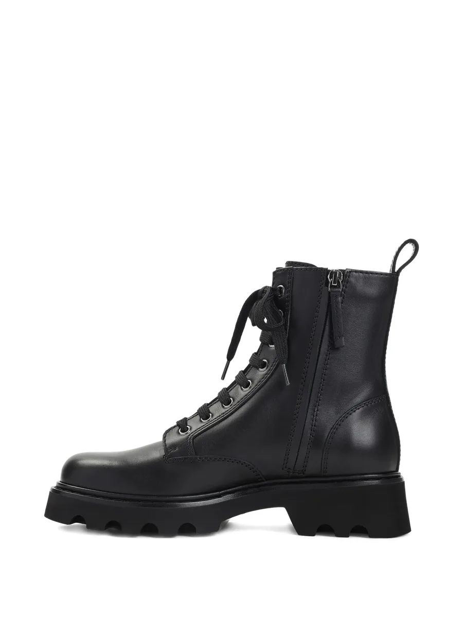 buckle-detail lace-up boots 8