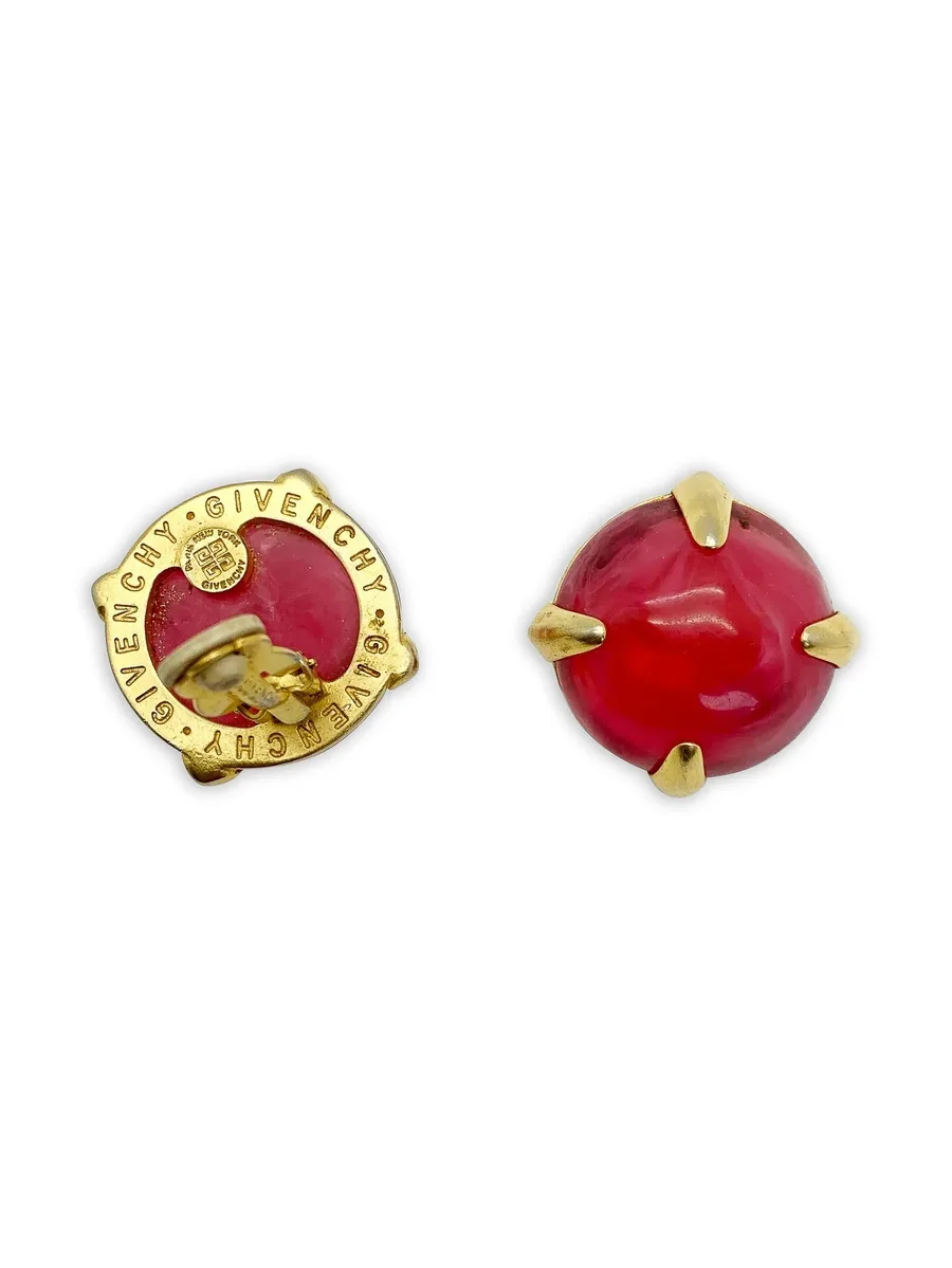 серьги-клипсы Givenchy (1980-е годы) 8