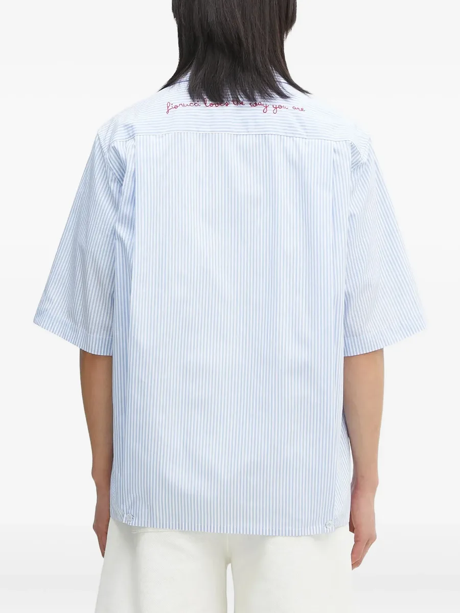 striped embroidered shirt 7