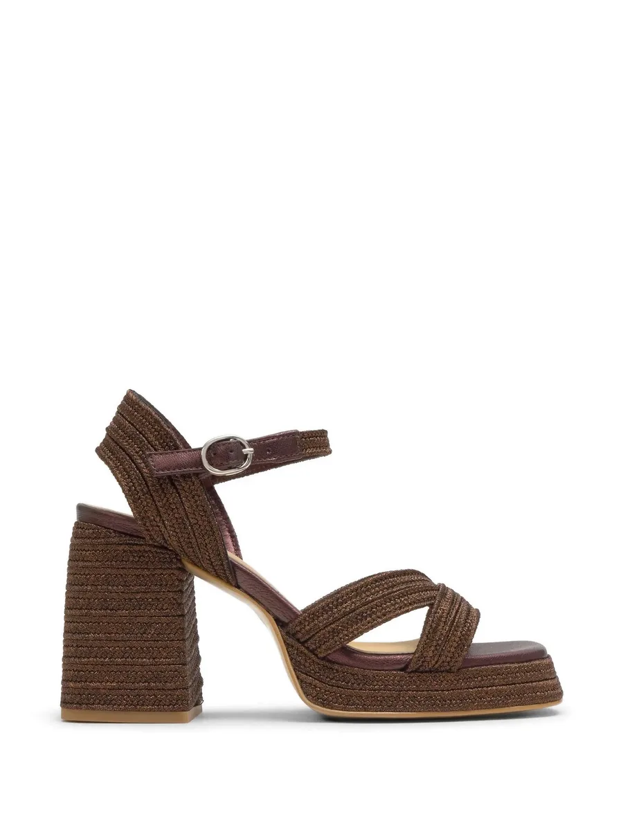 Valee braided-strap platform sandals 1