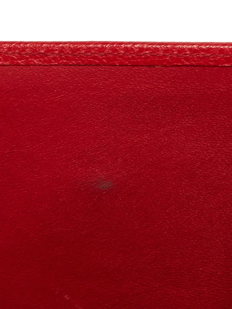 pre-owned leather metal-accent wallet 10