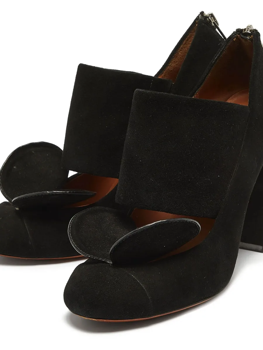 pre-owned 105mm bow-embellished pumps 3