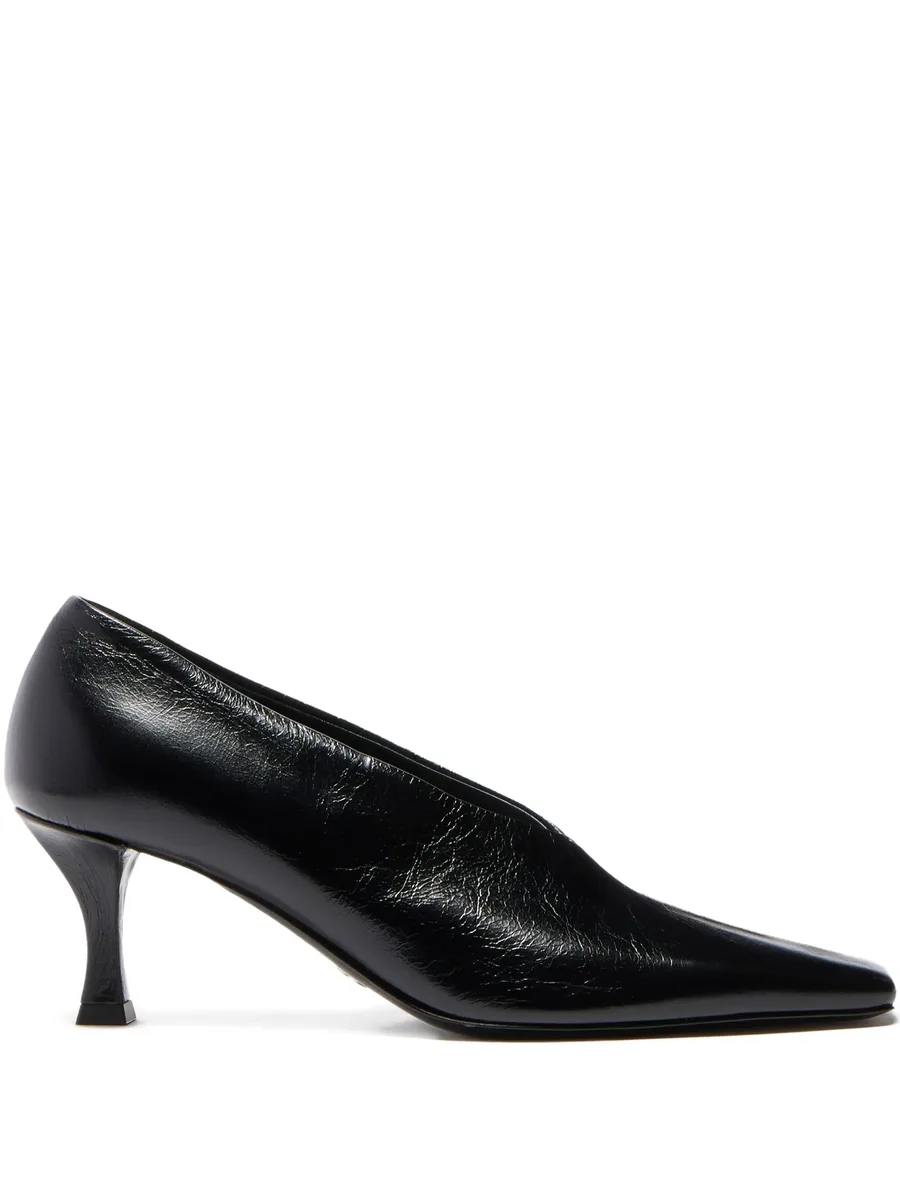 Trap square-toe pumps 1