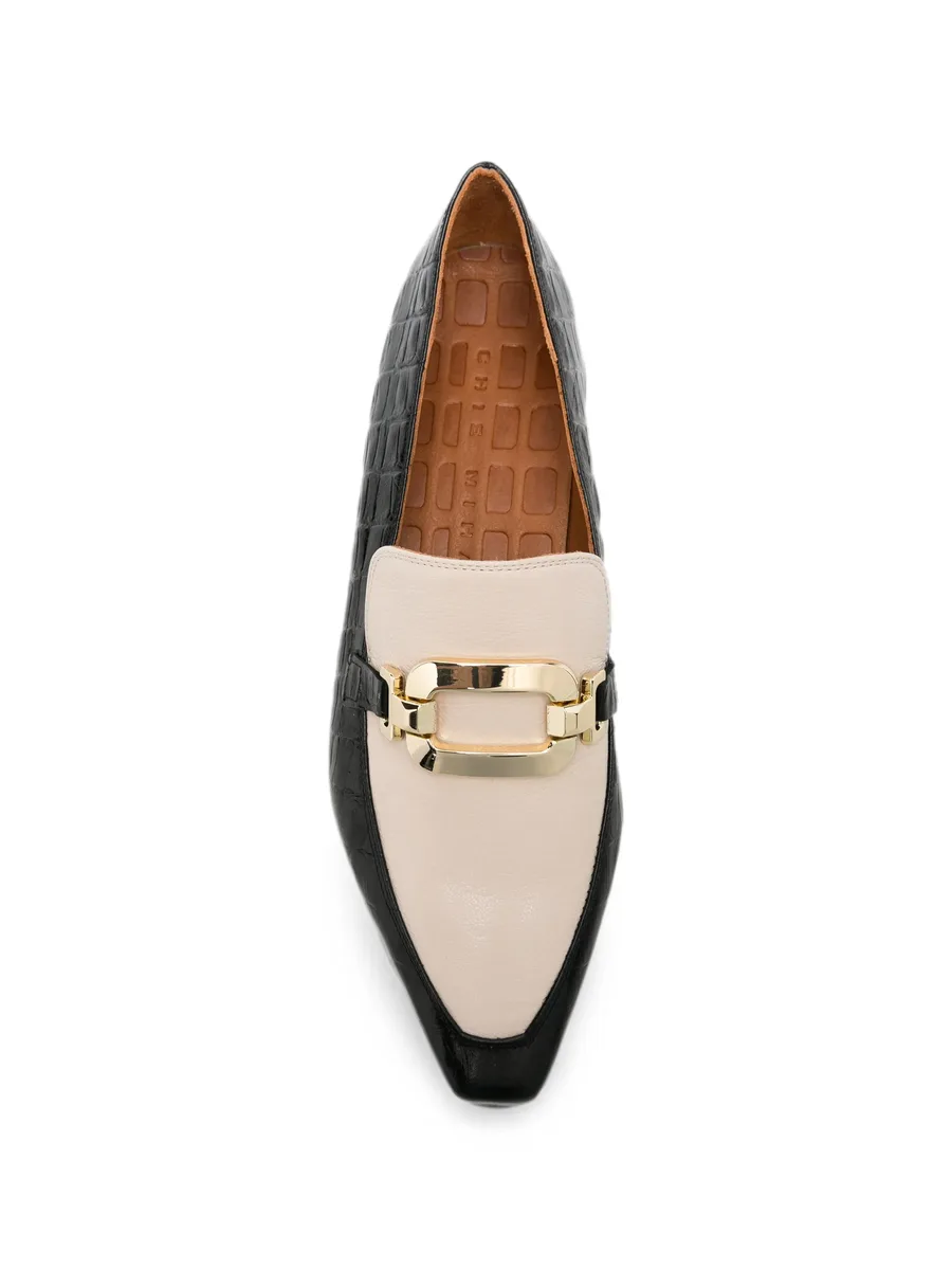 Gildo buckle-detail loafers 4