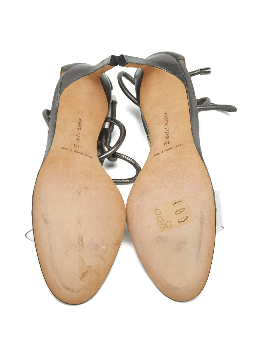 Estro ankle-strap leather sandals 3