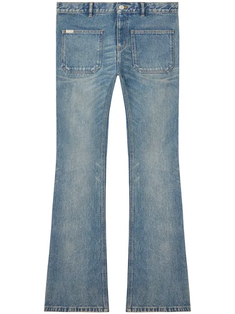 джинсы bootcut средней посадки