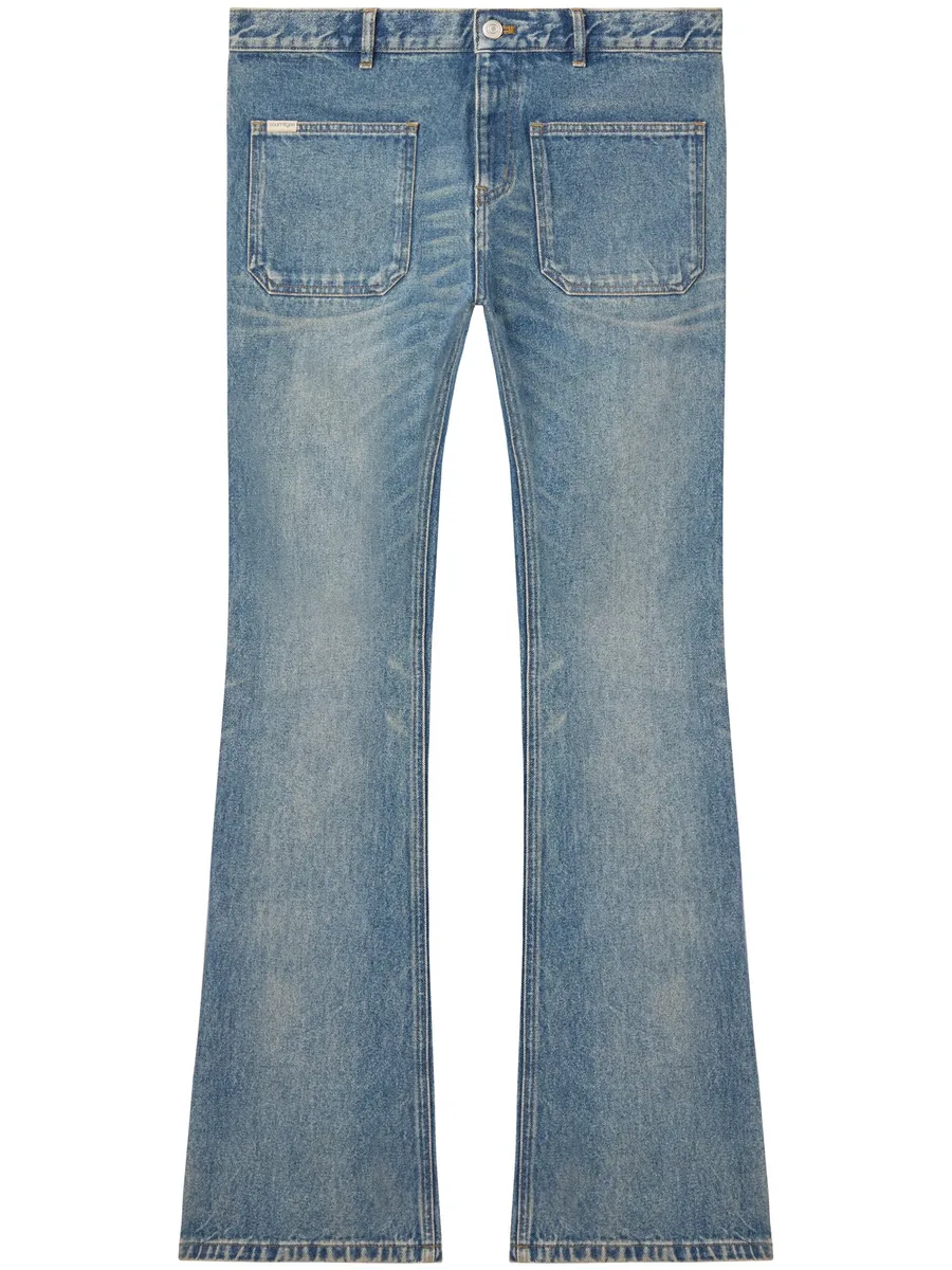 джинсы bootcut средней посадки 1
