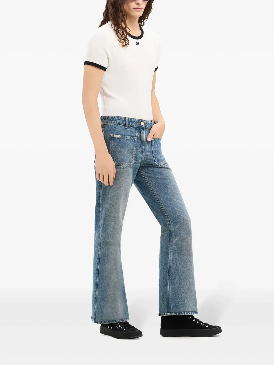 джинсы bootcut средней посадки 3