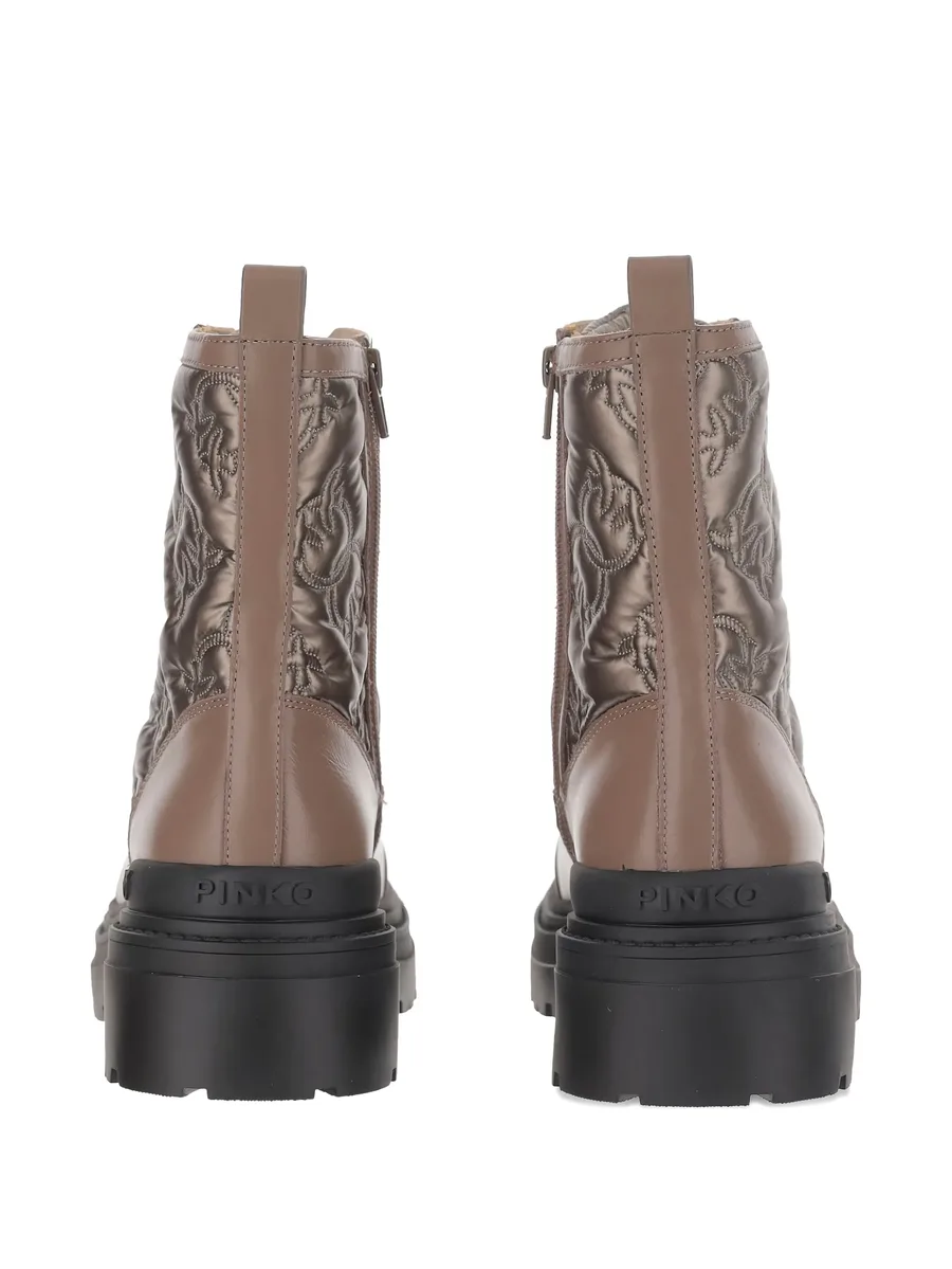 Love Birds-detail lace-up boots 5