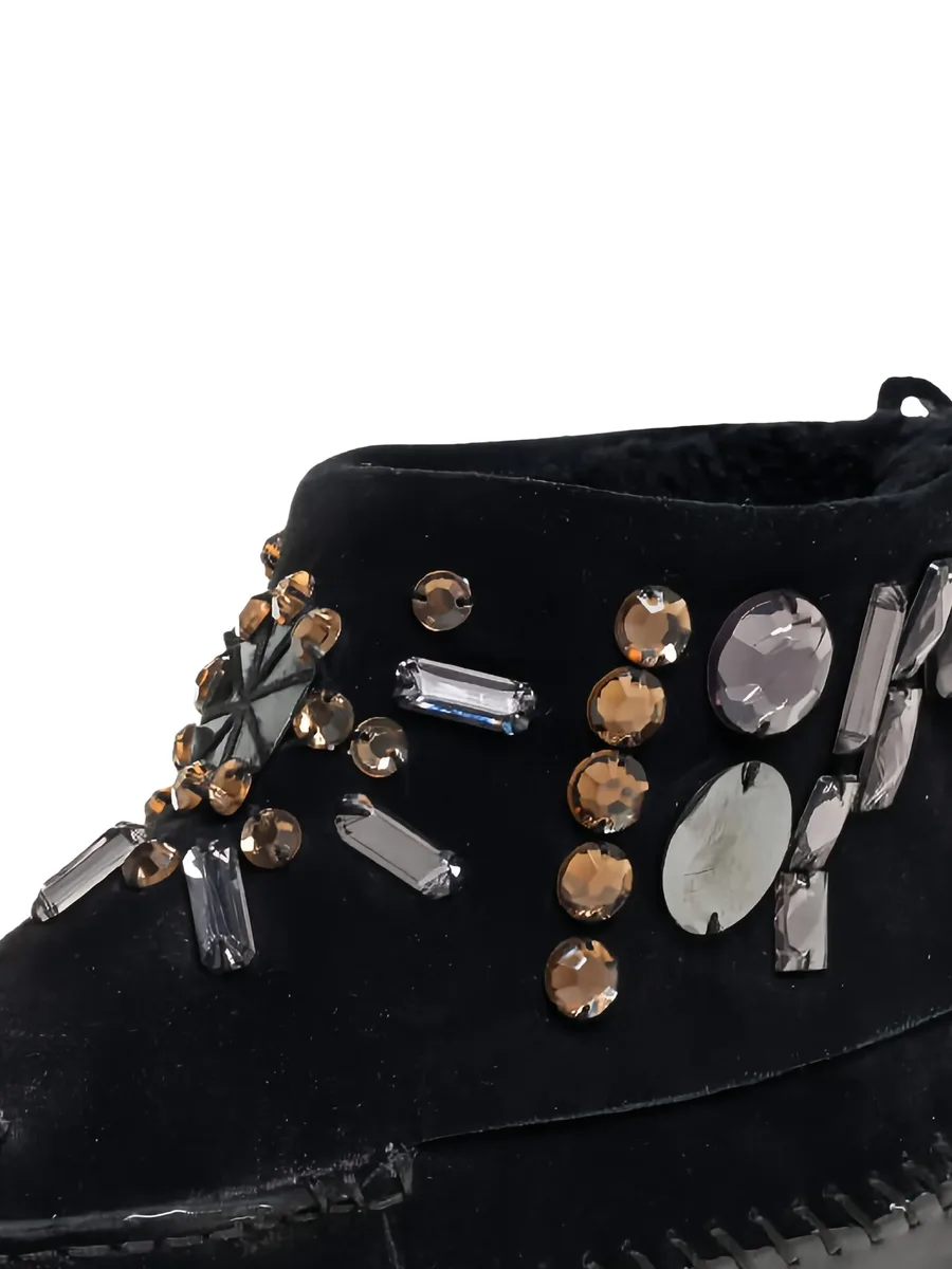 embellished suede boots 3
