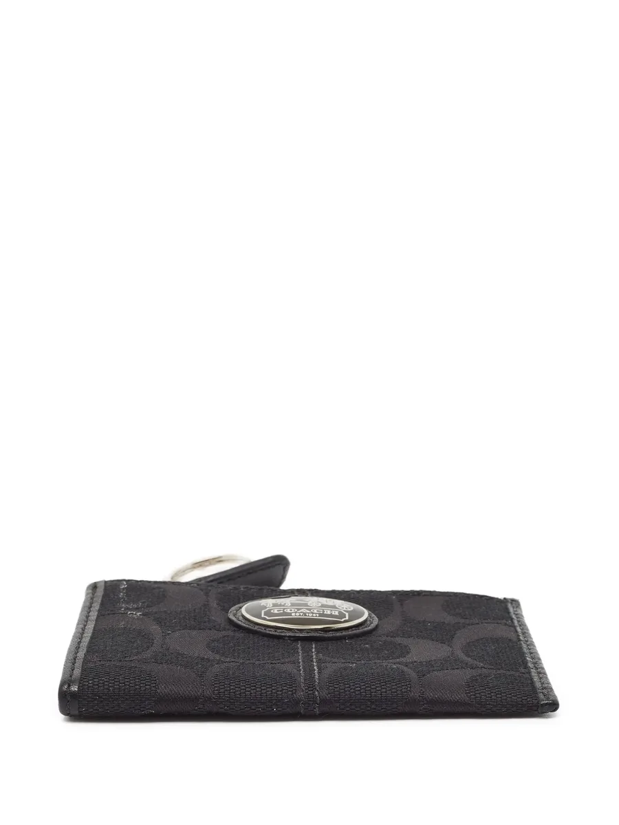monogram-canvas card holder 6