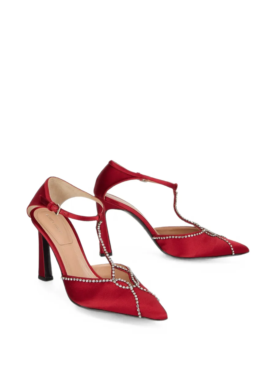 crystal-embellished T-bar pumps 2