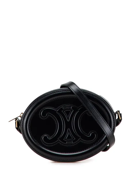 маленькая сумка через плечо Cuir Triomphe Oval (2021 год)