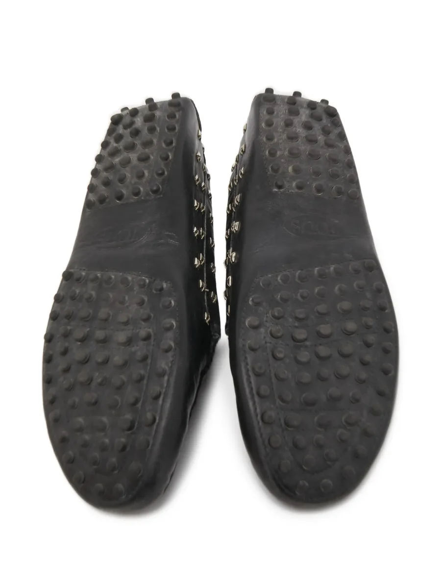 studded leather penny loafers 3