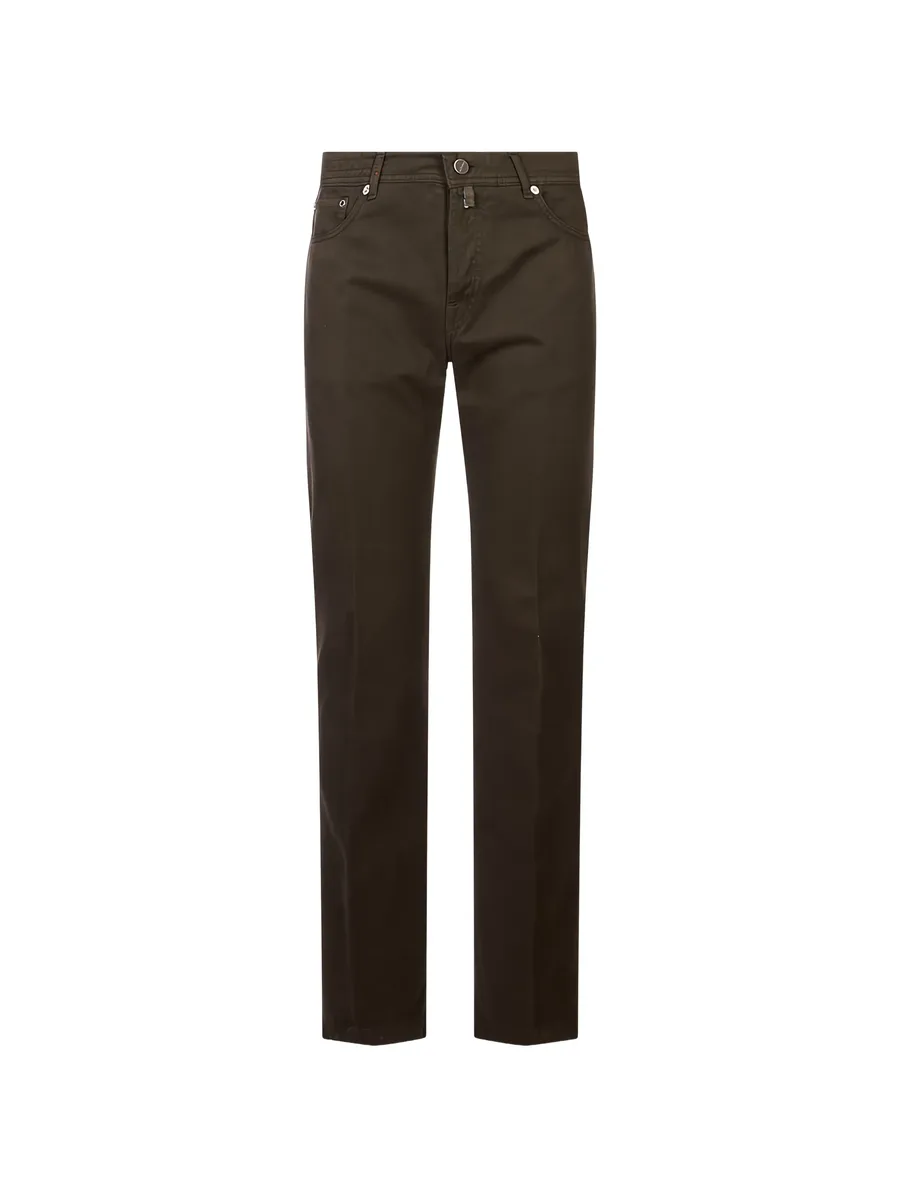 logo-patch straight-leg jeans 1