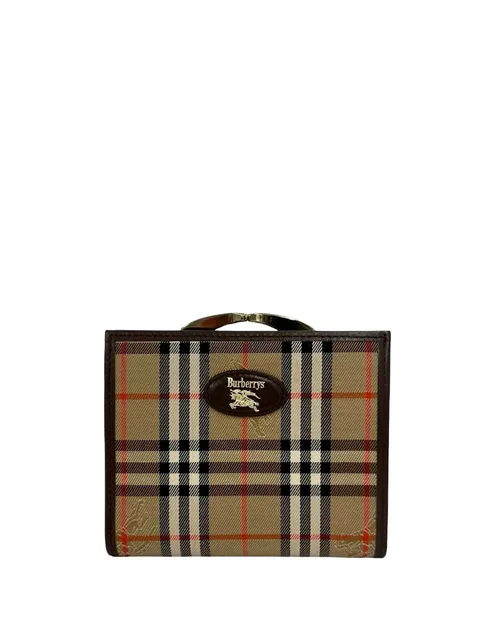 20th Century Haymarket Check Canvas Bifold Wallet small wallets