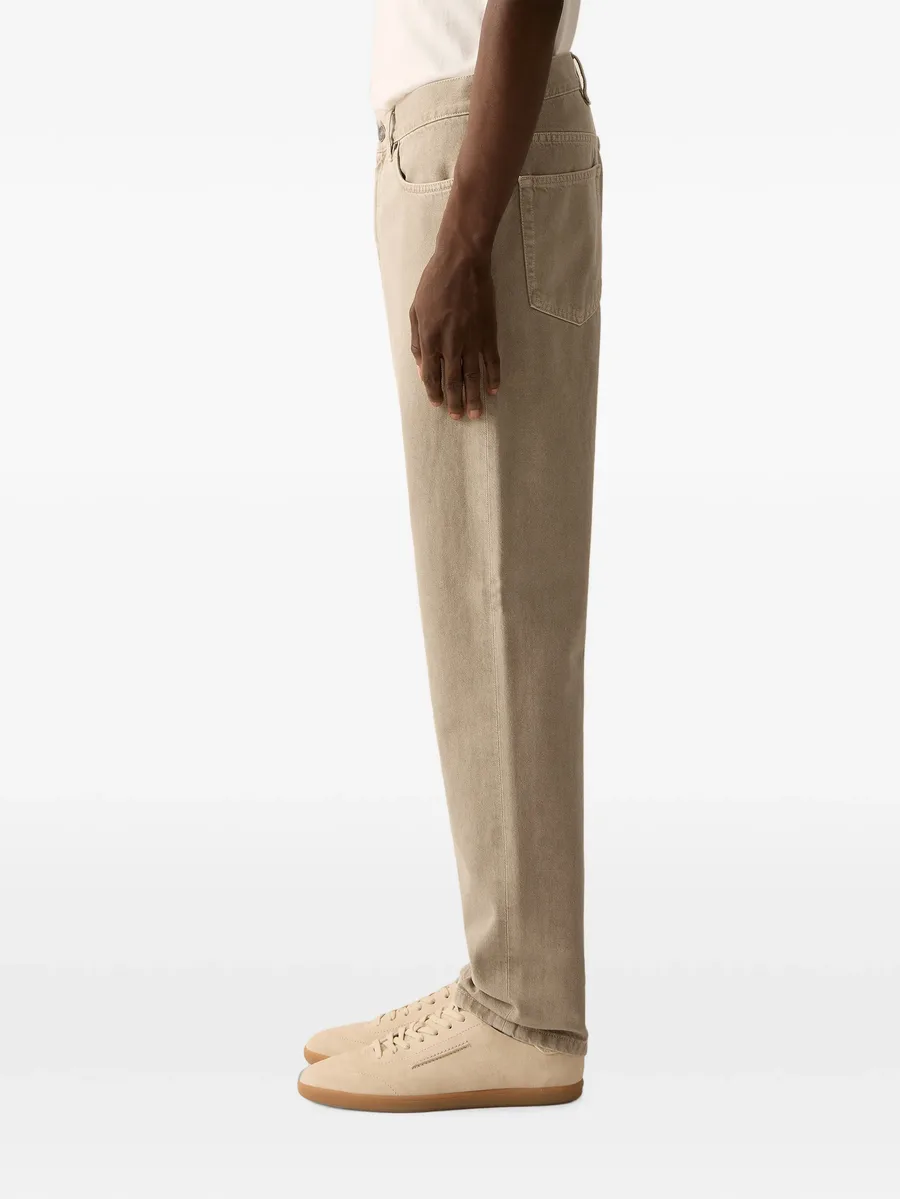 light taupe cotton Roccia pants 3