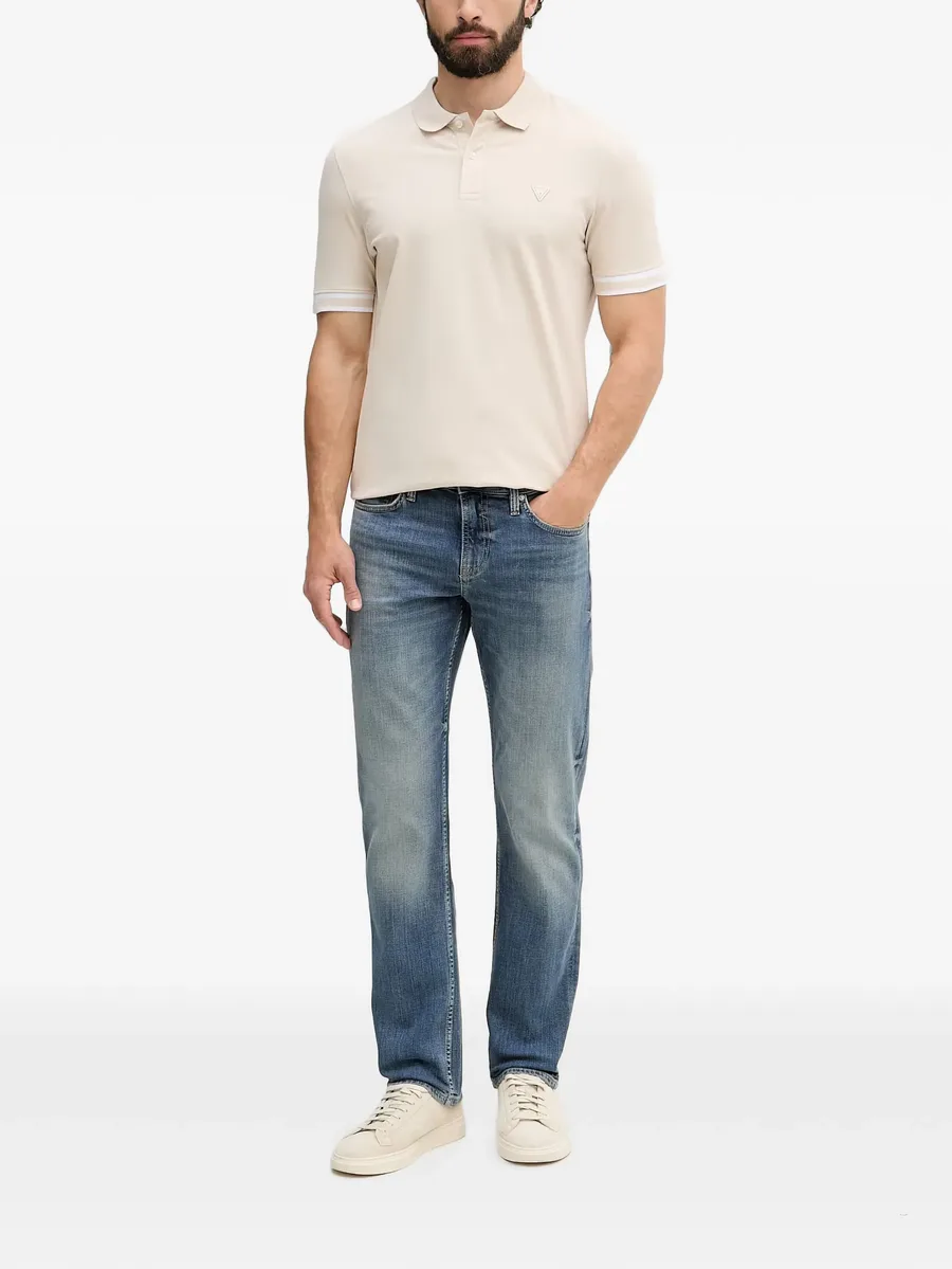 logo-patch straight-leg jeans 2