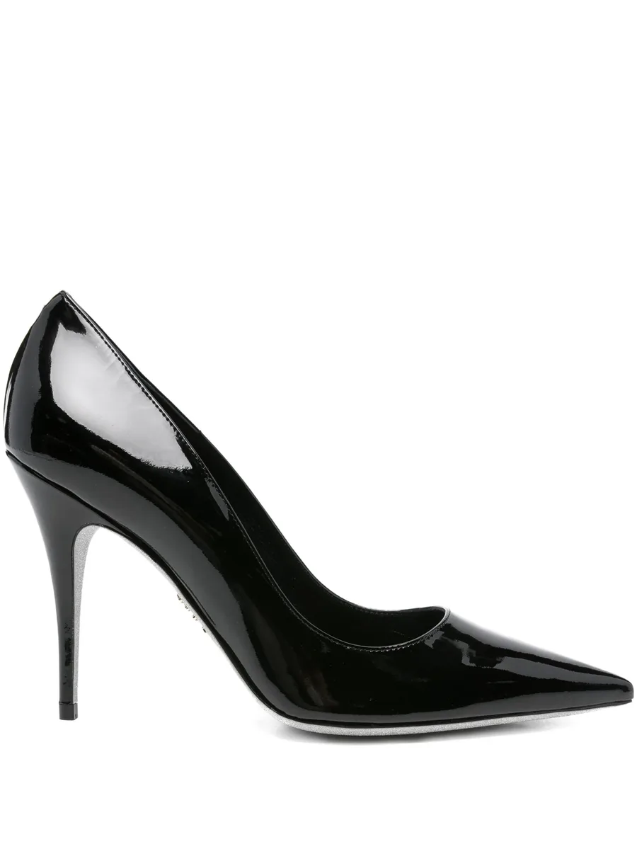 100mm pointed-toe stiletto heeled pumps 2
