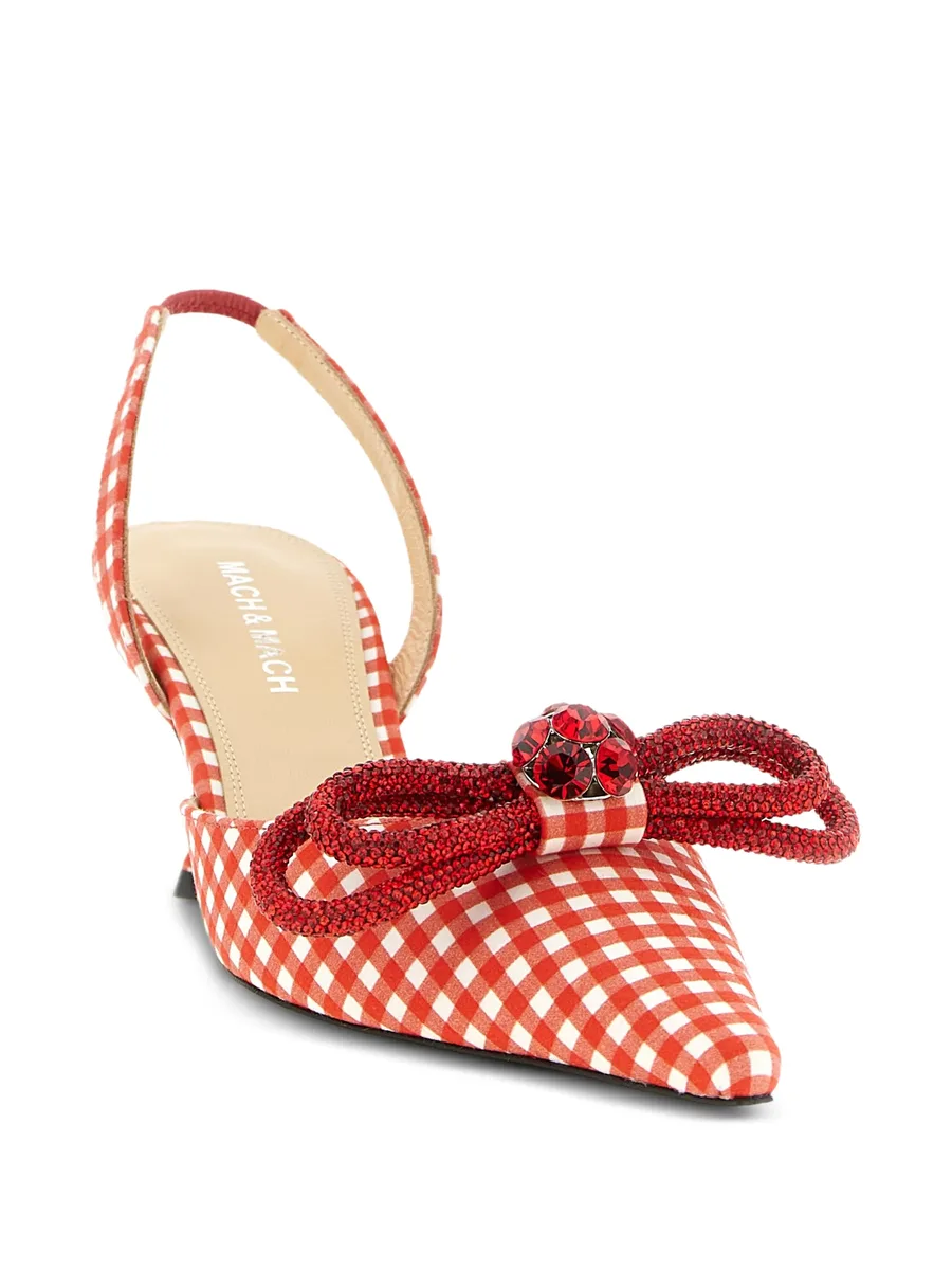 bow-detail pattern pumps 3