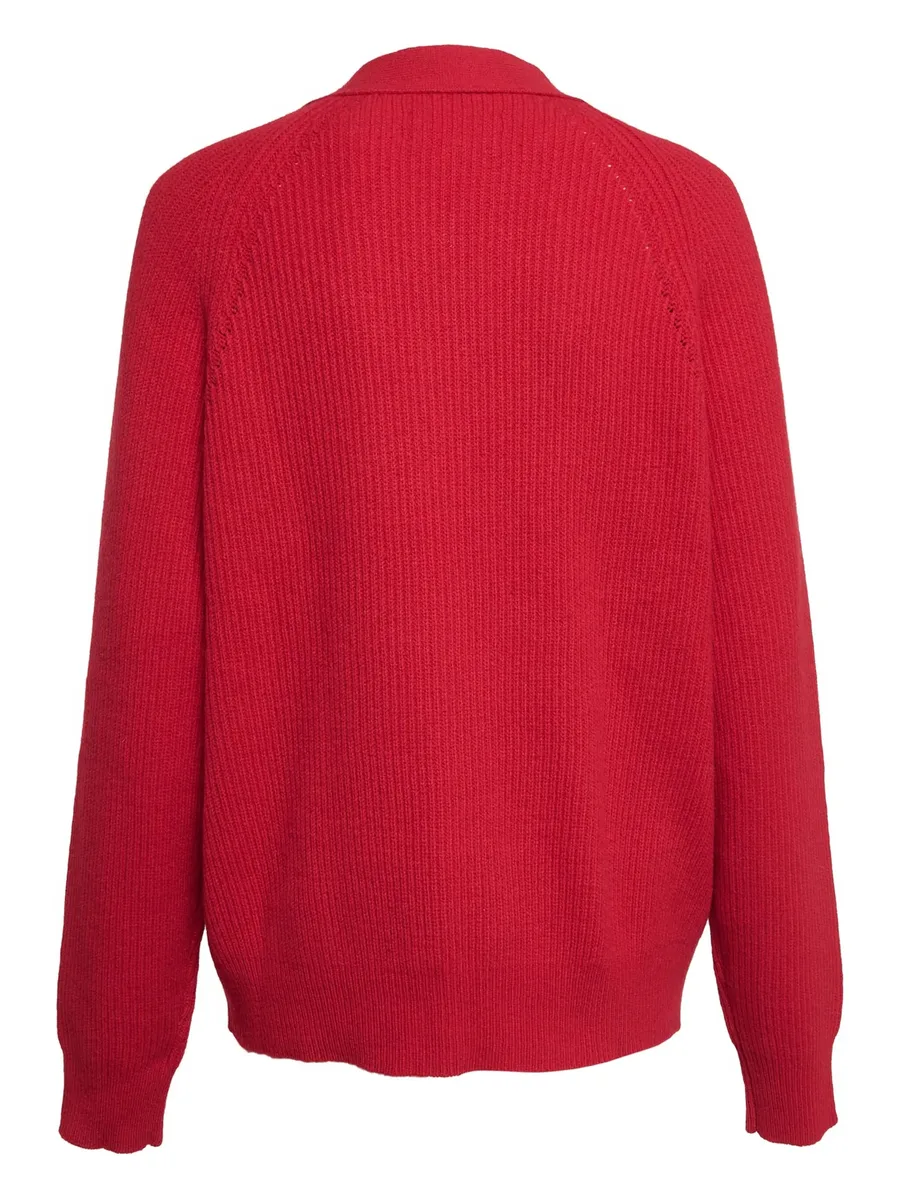 ribbed lace-up sweater 3