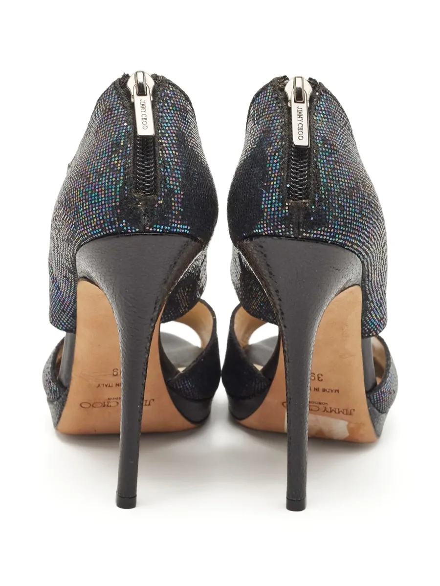 125mm glitter-detail sandals 5