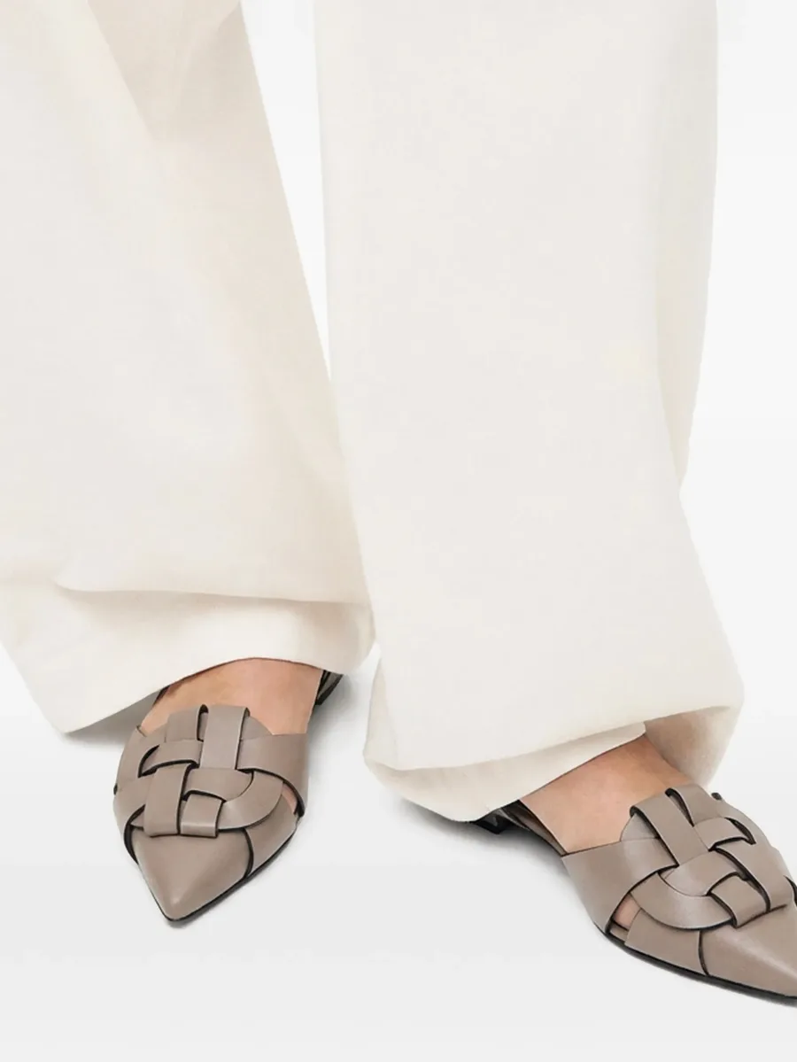 Amanda woven pointed-toe pumps 8