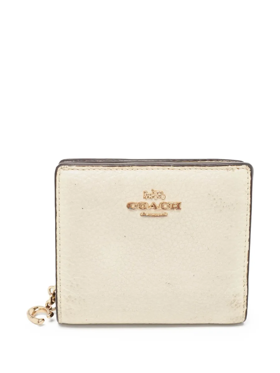 pre-owned Snap textured zip-around wallet 1
