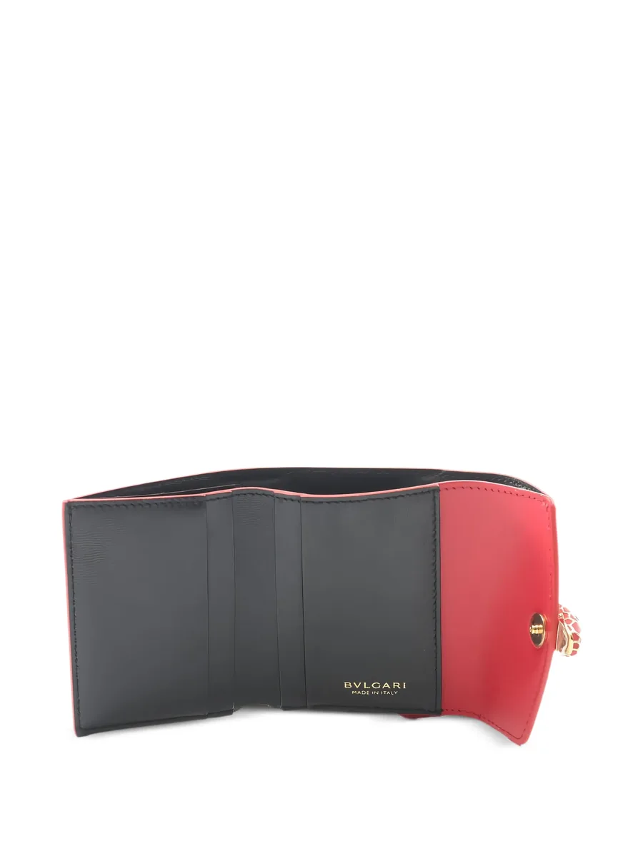 2010s Bi-fold snake leather wallet 5