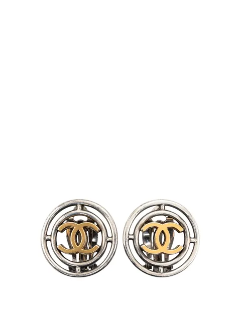 серьги CC Brass Round Wheel Clip On Earrings (1996 год)