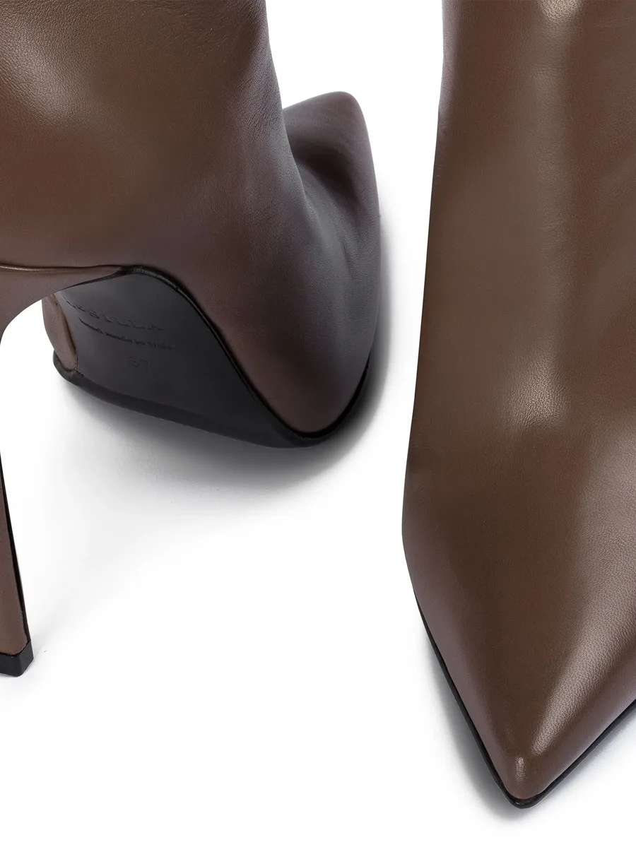 120mm Eva pointed-toe zip boots 5
