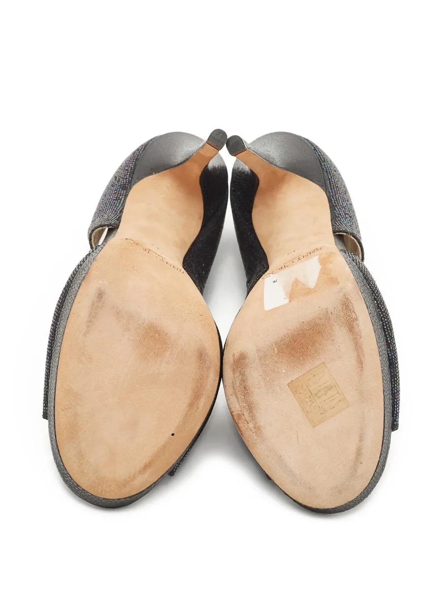 125mm glitter-detail sandals 8