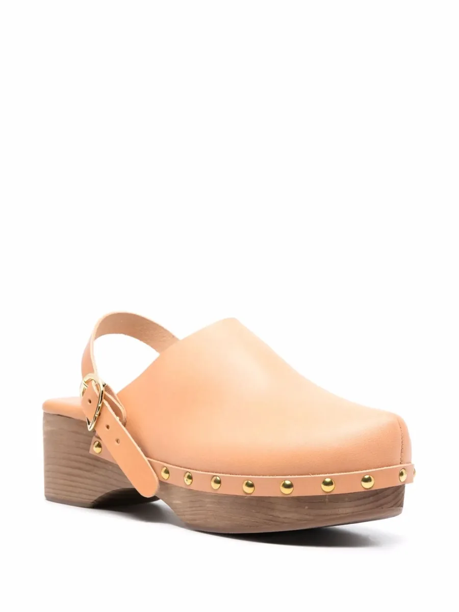 Classic Closed 70mm leather clogs 3