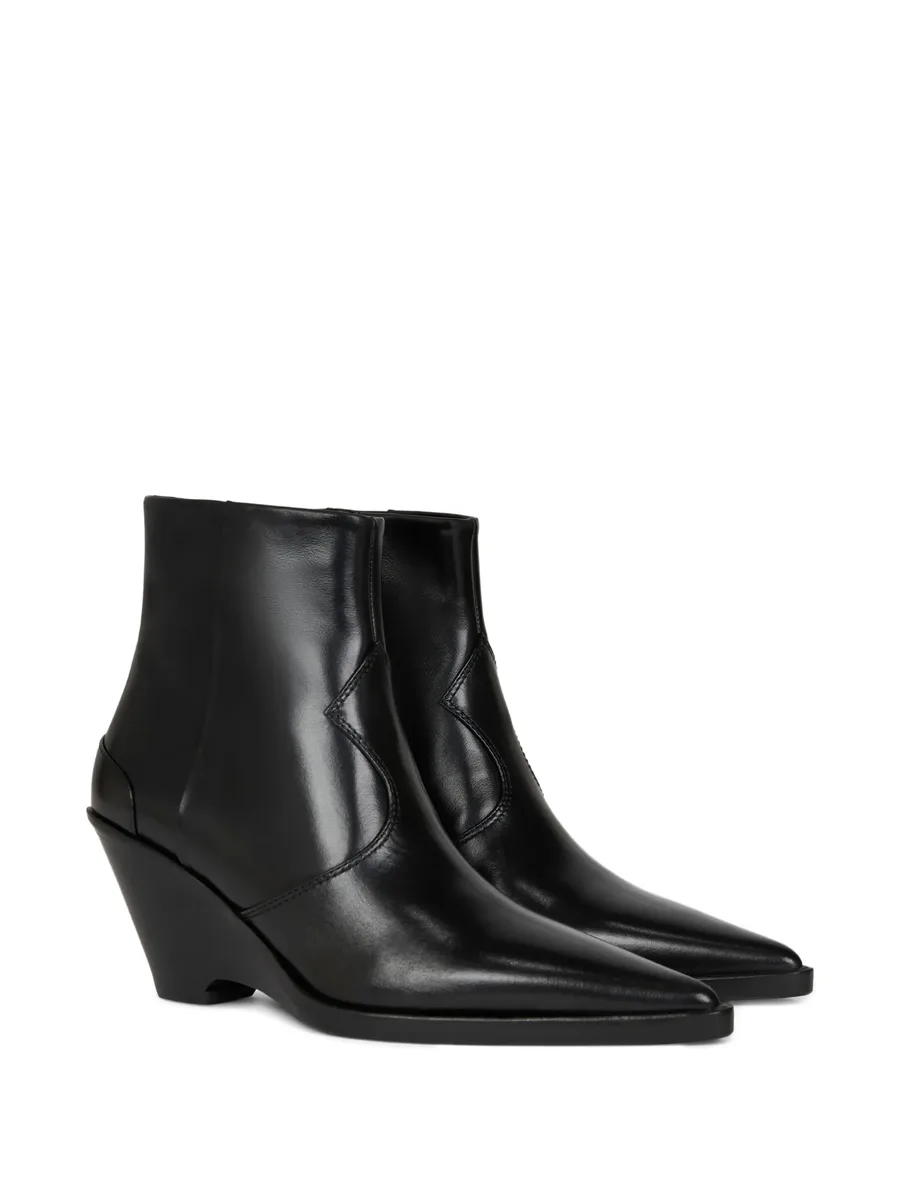 70mm leather ankle boots 4