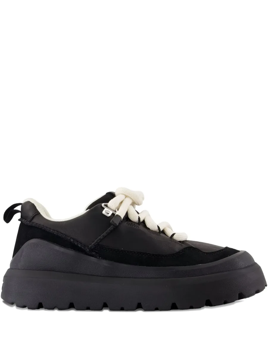 Heritage Utility leather lace-up sneakers 1