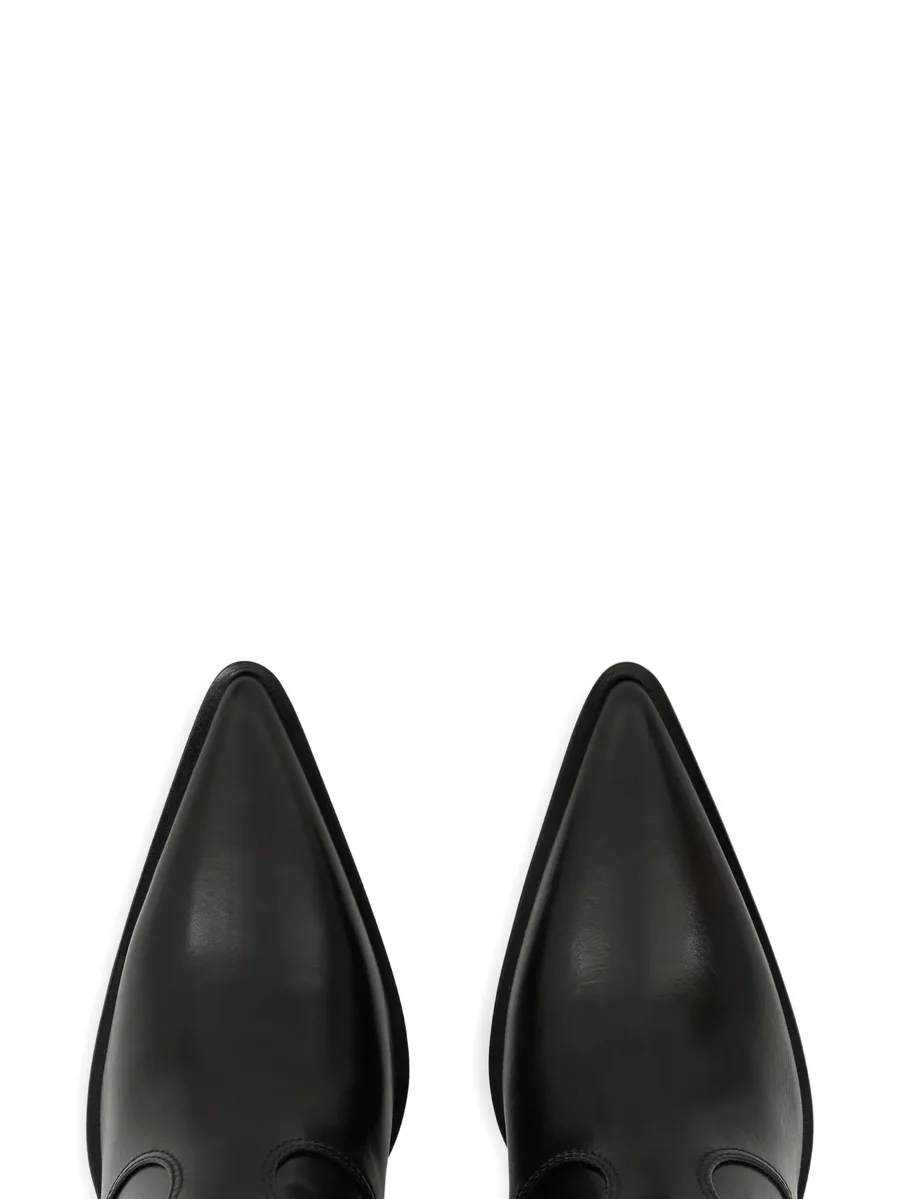 70mm leather ankle boots 5