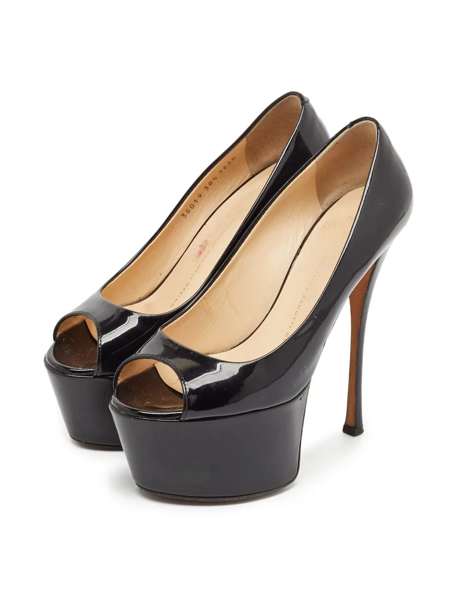 туфли Sharon pre-owned с открытым носком 3