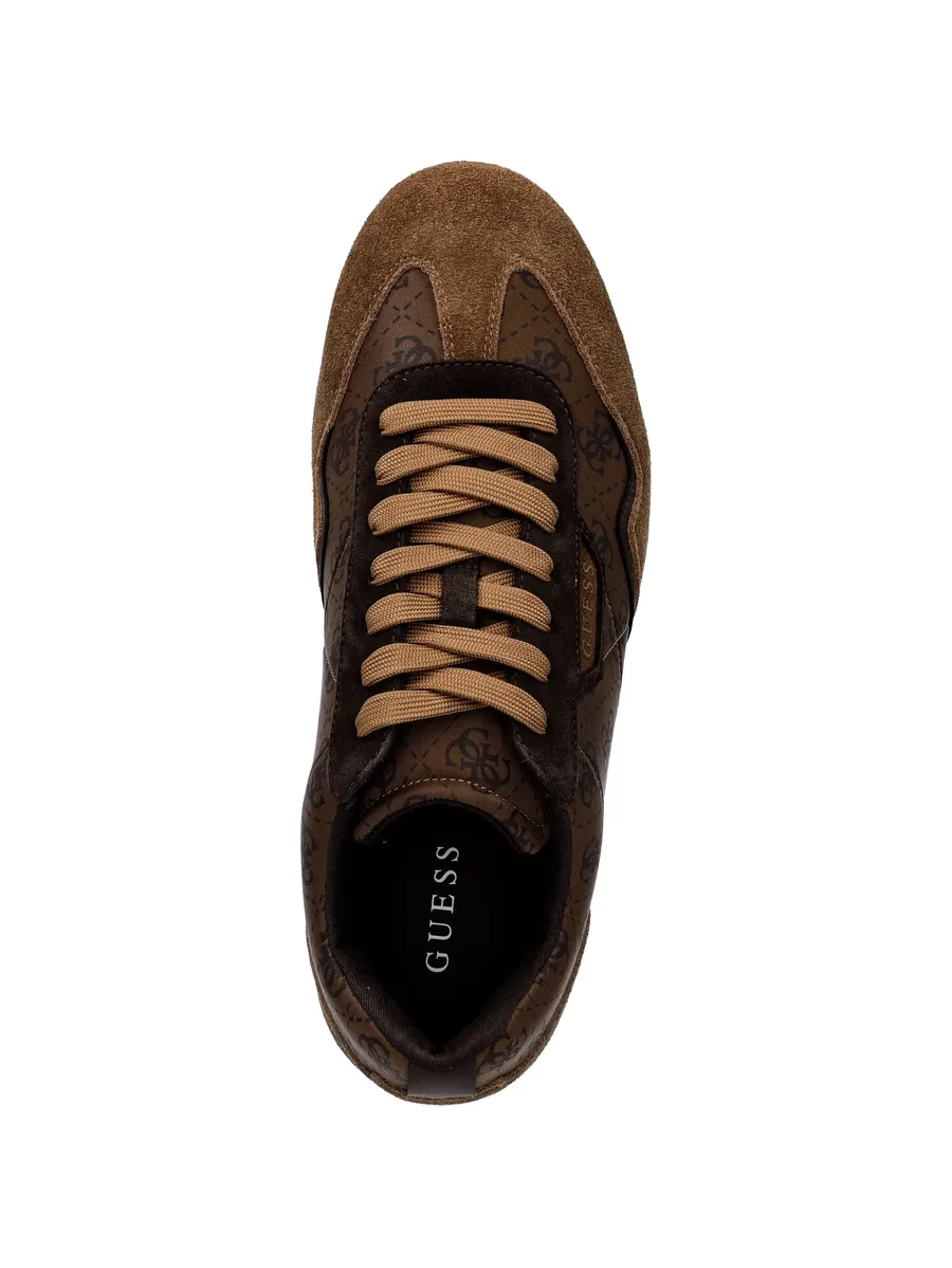 monogram lace-up sneakers 6