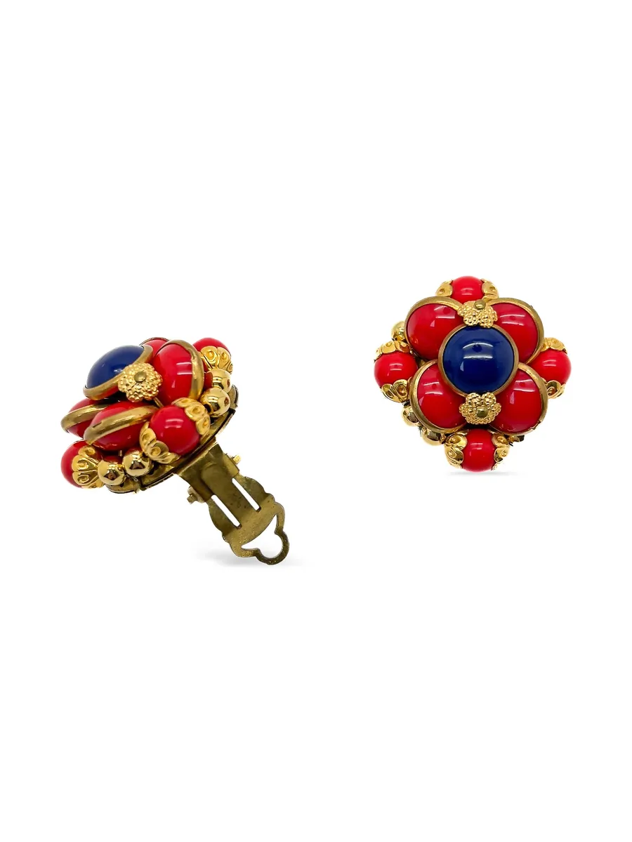 серьги с бусинами (1940-е годы) 3