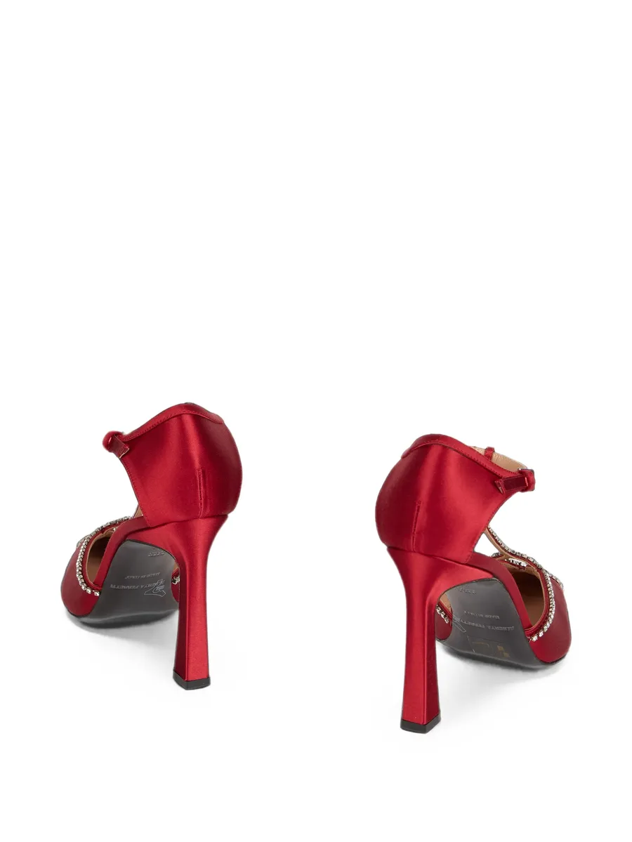crystal-embellished T-bar pumps 3
